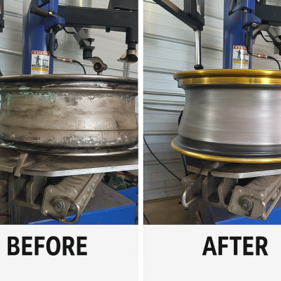 Rim Gold Sealing by ZIKORA TIRES - Before And After